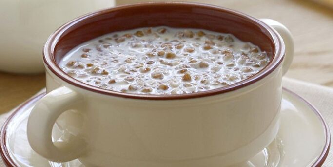 Kefir buckwheat porridge for weight loss